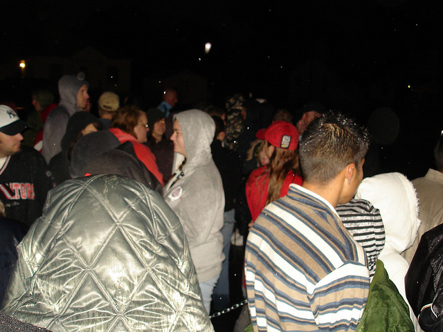 house of horror, winter night