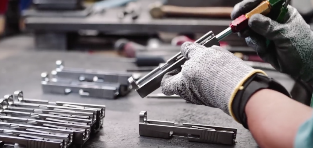 beretta usa, factory tour, lean manufacturing, lean six sigma, shmula.com