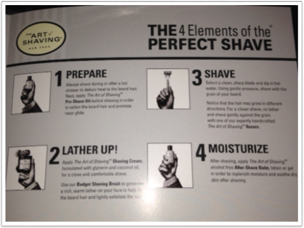 how to shave like a man