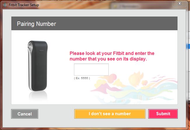 fitbit-pairing-number fitbit setup pairing number