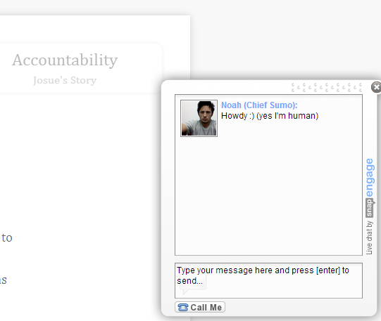 proactive chat, web sales