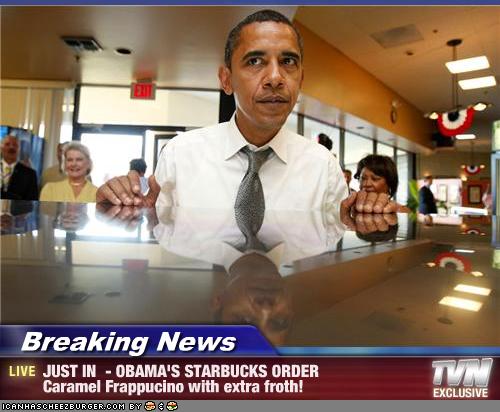 obama-starbucks-lean-manufacturing obama ordering starbucks lean manufacturing froth