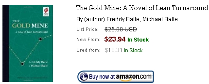 the-gold-mine-novel-of-lean-turnaround-michael-balle lean book the goldmine michael balle