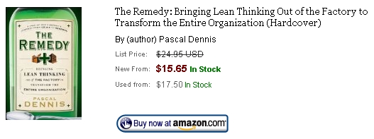 the-remedy-lean-thinking-out-of-factory-transform-entire-organization the remedy book, lean enterprise