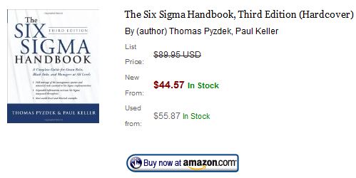 the-six-sigma-handbook handbook on lean six sigma