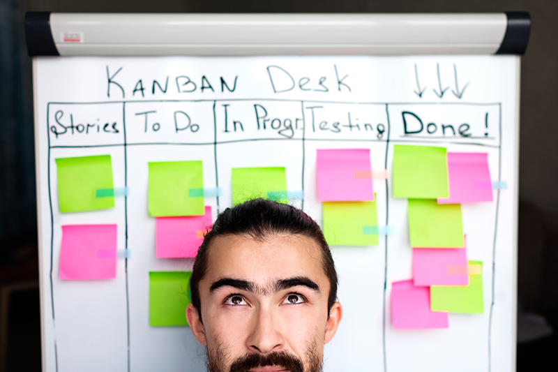 using kanban